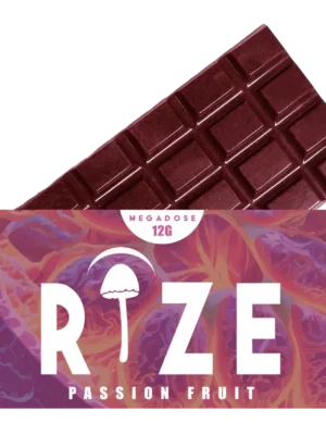 12g-Passion-Fruit-1.webp Rize | Passion Fruit Mushroom Chocolate Bar | Megasdose 12g Bar