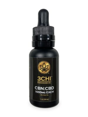 3Chi CBN:CBD Oil (1000 mg Each CBN & CBD) – The Ultimate Relaxation & Sleep Tincture