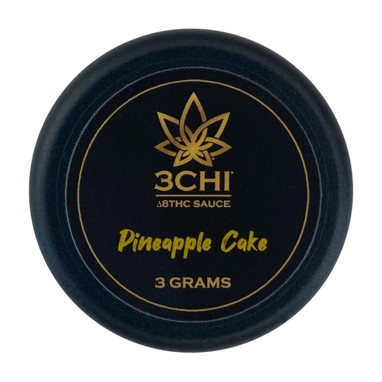 3Chi Delta-8 Pineapple Cake Dabs Sauce – 3g Delta-8-THC: A Premium Cannabis Experience