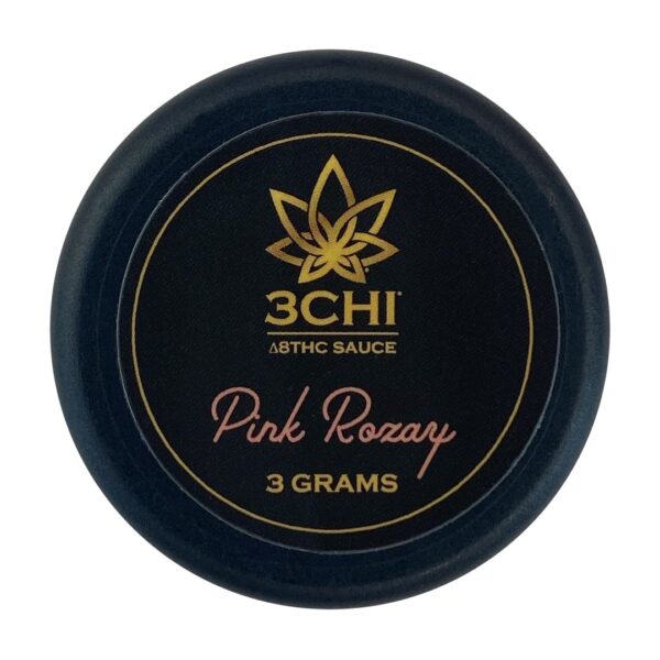 3Chi Delta-8 Pink Rozay Dabs Sauce – 3g Delta-8-THC: A Flavorful, Potent Experience