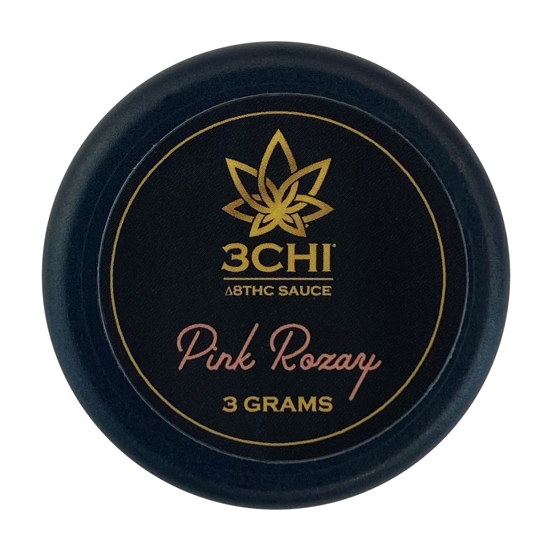 3Chi Delta-8 Pink Rozay Dabs Sauce – 3g Delta-8-THC: A Flavorful, Potent Experience
