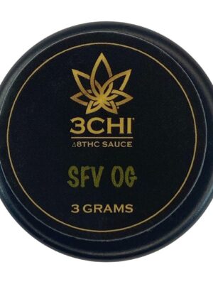 3Chi Delta-8 SFV OG Dabs Sauce – 3g Delta-8-THC: A Potent and Flavorful Cannabis Concentrate
