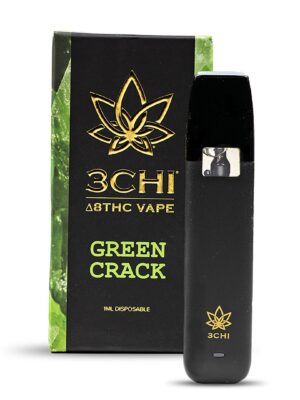 3Chi Delta-8-THC Disposable Vape Pen – Green Crack
