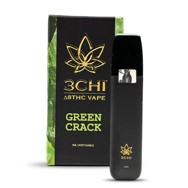 3Chi Delta-8-THC Disposable Vape Pen – Green Crack