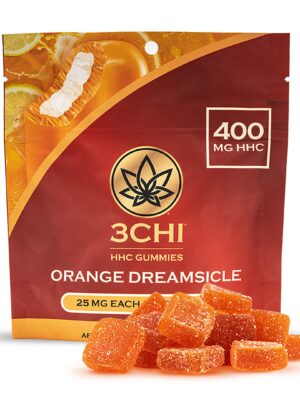 3Chi HHC Gummies – Orange Dreamsicle (400 mg Total HHC)