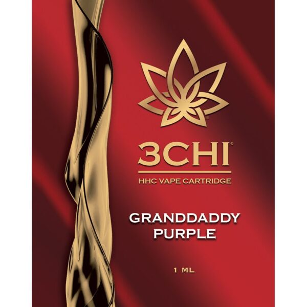 3Chi-HHC-Vape-Cartridge-Granddaddy-Purple-1.jpg 3Chi HHC Vape Cartridge – Granddaddy Purple