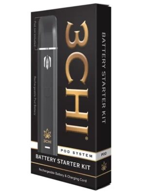 3CHI | THC Pod Battery Starter Kit – Vape Battery for Pod System