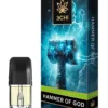 3Chi_Pods_TrueStrains_HammerOfGod_633x800-1.webp 3CHI | True Strain THC Vape Pod – Hammer of God | Hybrid – 2g Disposable Vape Pod