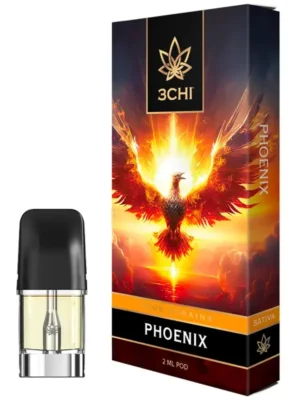 3CHI | True Strain THC Vape Pod – Phoenix | Sativa – 2g Disposable Vape Pod