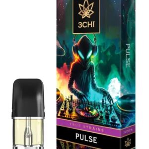 3CHI | True Strain THC Vape Pod – Pulse | Indica – 2g Disposable Vape Pod