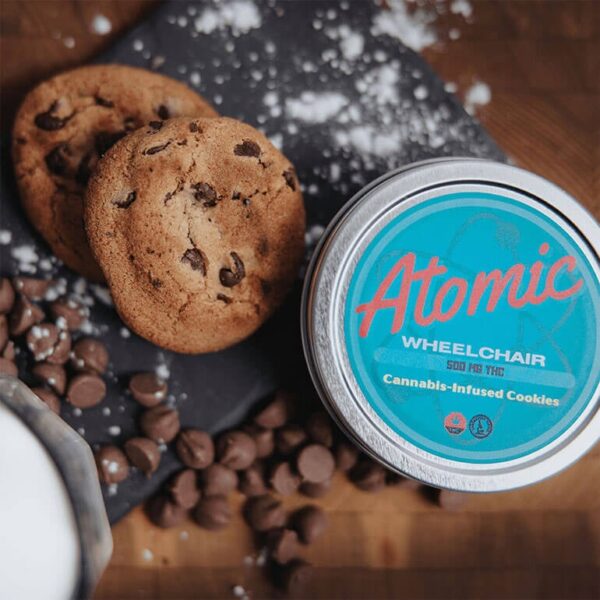 500mg Chocolate Chip Cookie – Atomic Wheelchair: The Ultimate Edible Experience