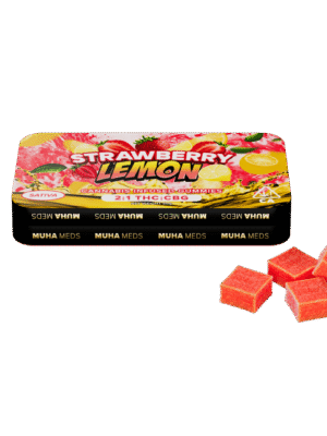 Strawberry Lemon Infused Gummies | 2:1 THC:CBG | Sativa