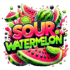 Sour Watermelon | Sativa 2:1 THC:CBG Infused Gummies