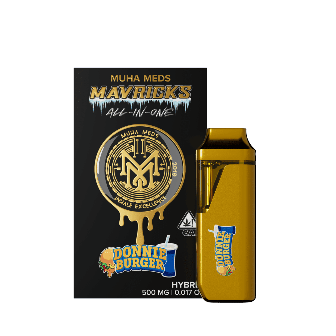 Muha Meds DONNIE BURGER LIVE ROSIN VAPE DISPOSABLE: A Revolutionary Full-Spectrum Vaping Experience