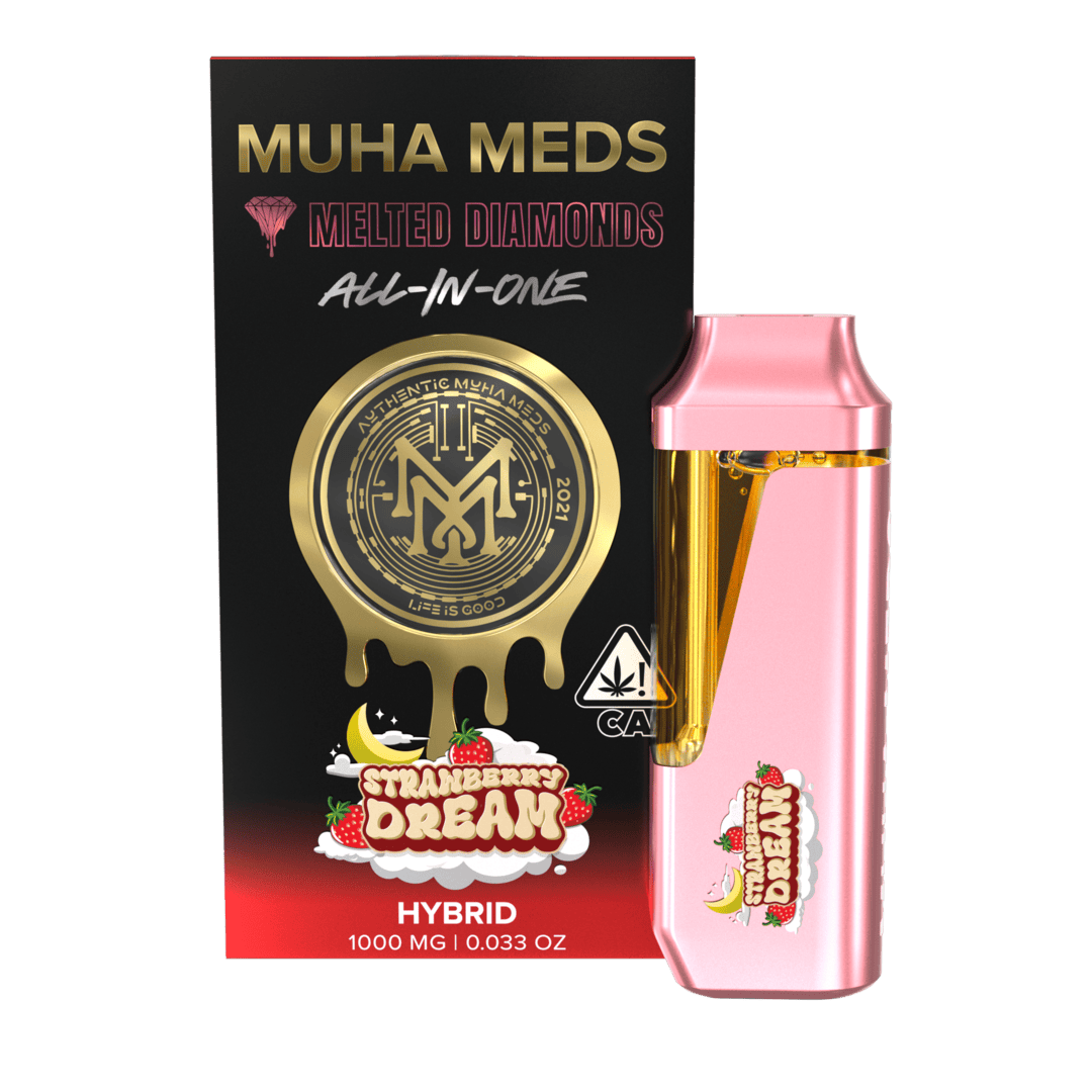 Strawberry Dream | Hybrid | 1000MG Melted Diamonds THC