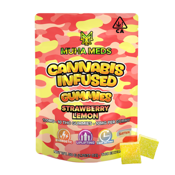 Strawberry Lemon | Sativa Infused Gummies