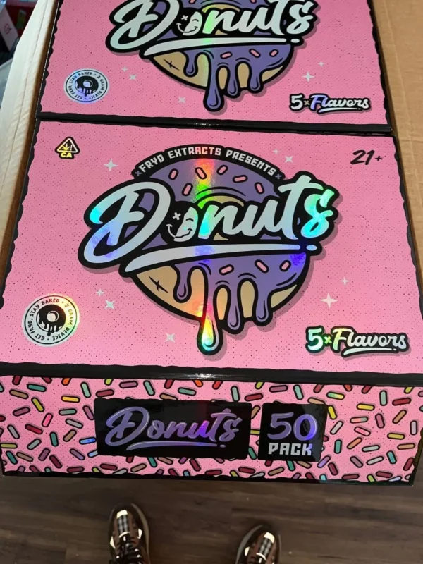 Wholesale FRYD Donuts Disposable (Live Resin + Liquid Diamonds 2000 MG Mixed Flavors) (10 Vapes)