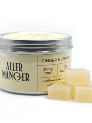 Aller Manger – Ginger and Lemon 50mg CBD Fruit Bites