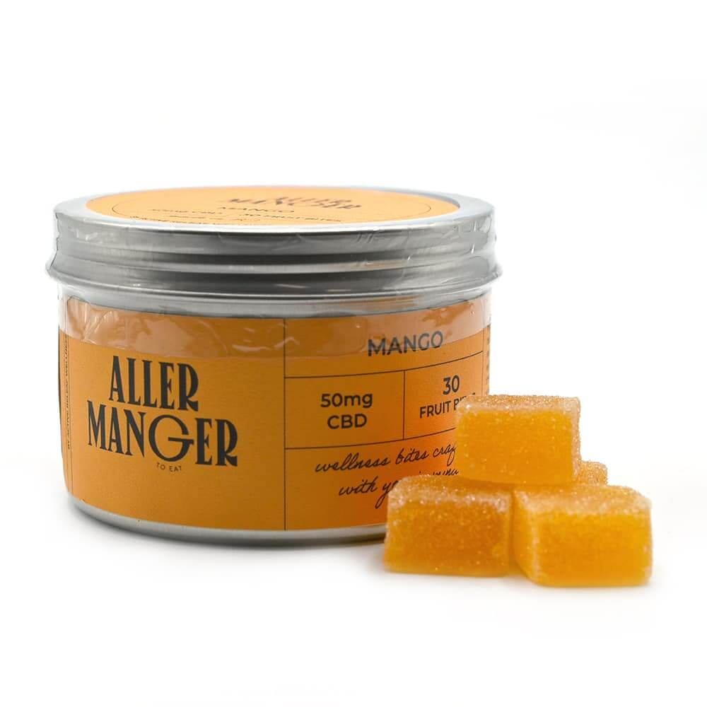 Aller Manger – Mango 50mg CBD Fruit Bites