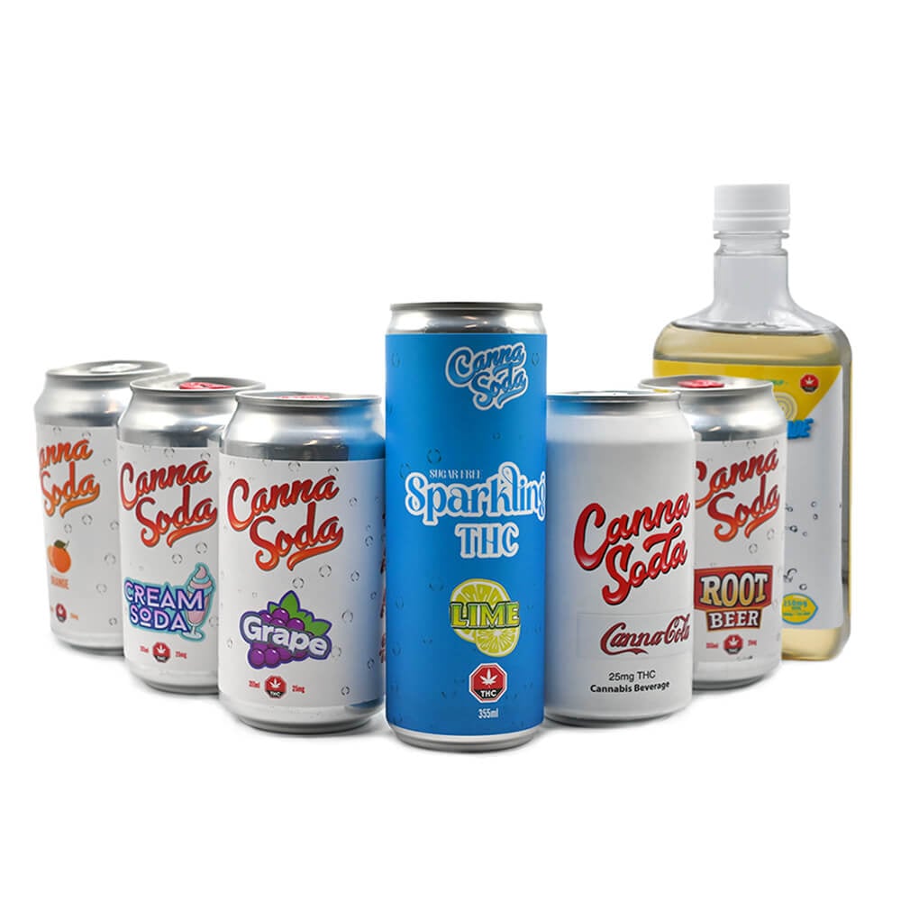 CannaSoda THC Cannabis Infused Beverages