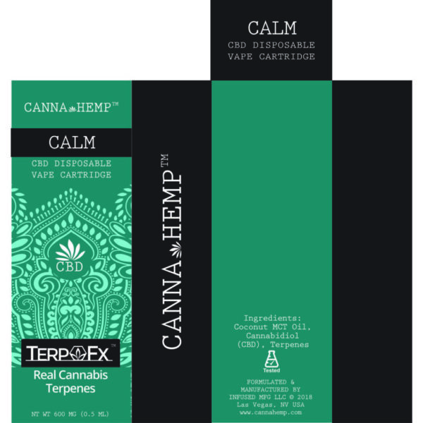Canna Hemp Calm Vape Cartridge