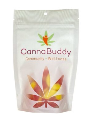 CannaBuddy High Potency Delta-8 Peach Rings (500 mg Total Delta-8-THC)