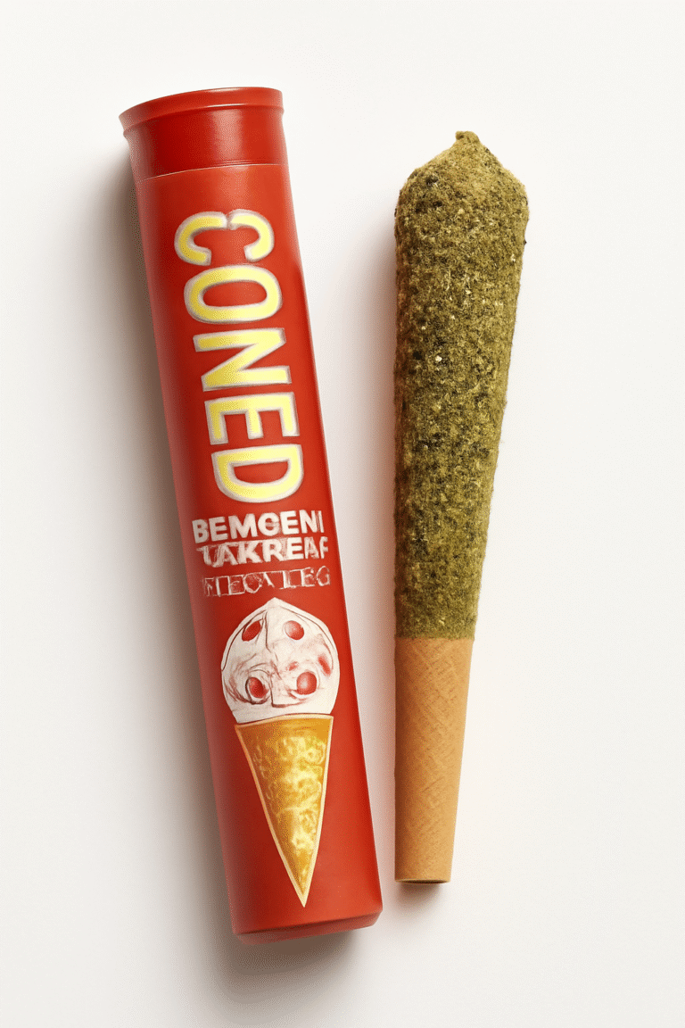 Coned Strawberry Shortcake