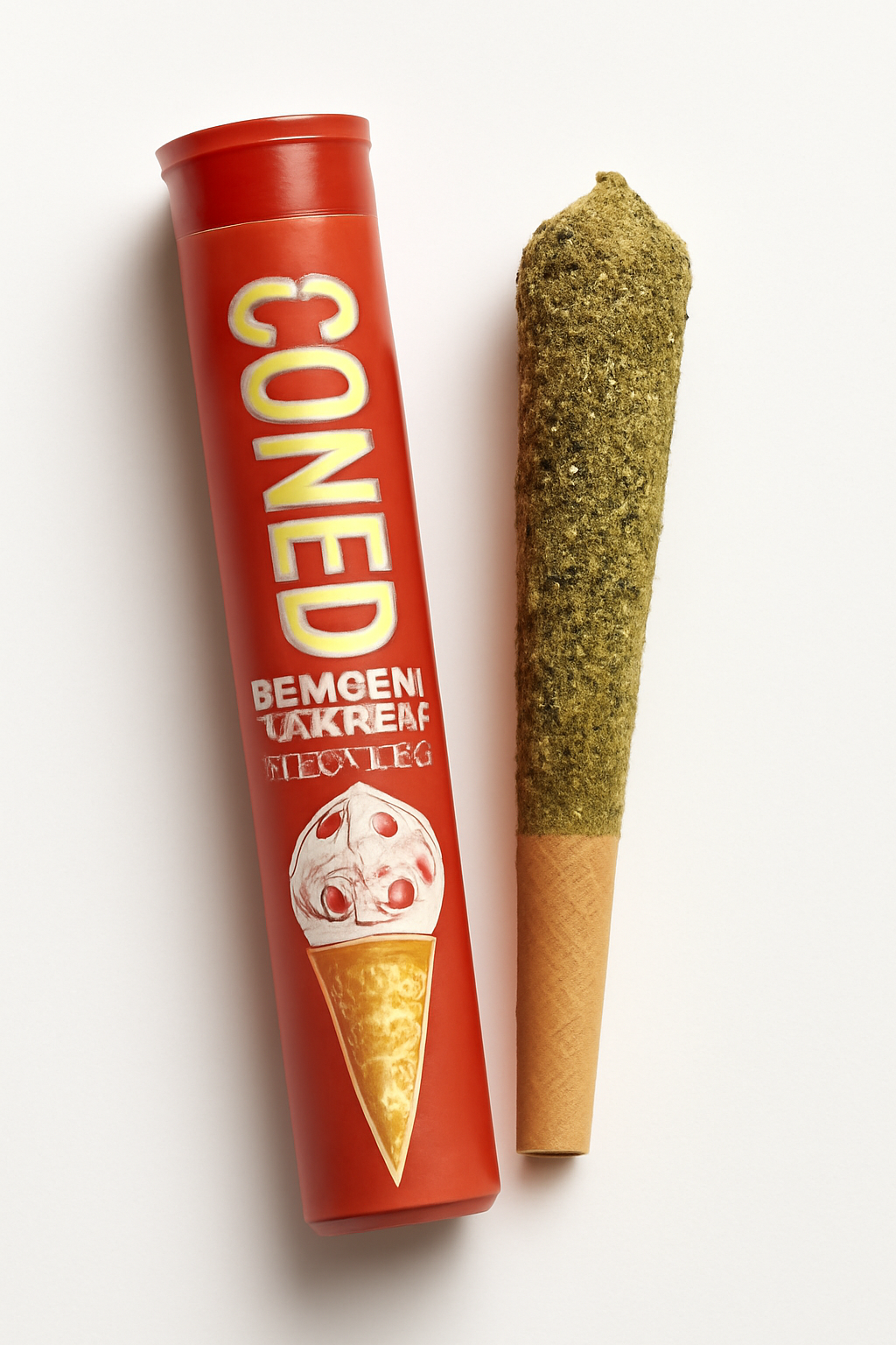 Coned Strawberry Shortcake