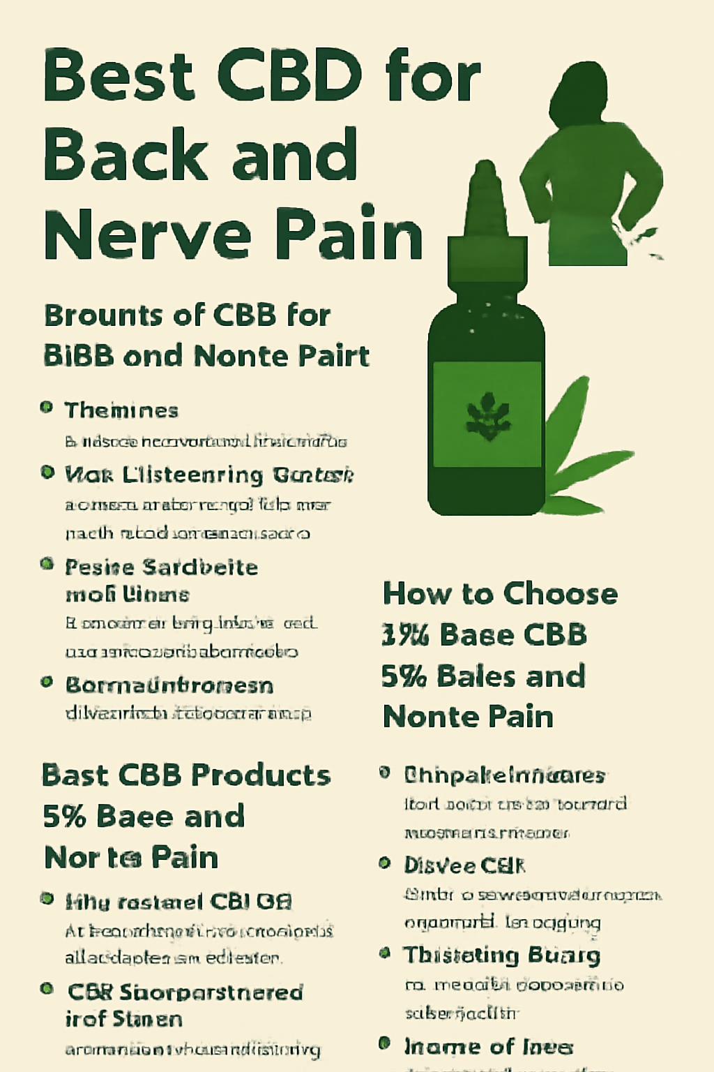 Best CBD for Back and Nerve Pain