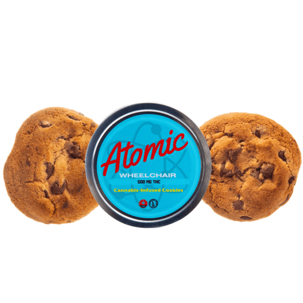 500mg Chocolate Chip Cookie – Atomic Wheelchair: The Ultimate Edible Experience