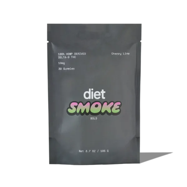 Diet Smoke Cherry Lime D9 Gummies (10mg)