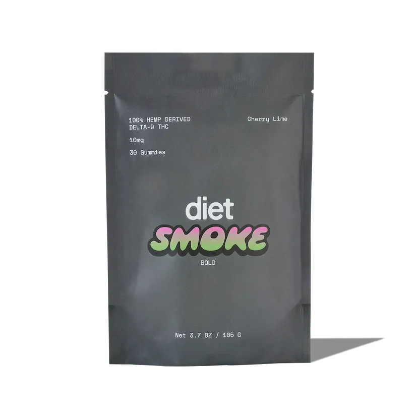Diet Smoke Cherry Lime D9 Gummies (10mg)