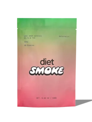 Diet Smoke Watermelon D9 Gummies (10mg)
