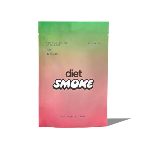 Diet Smoke Watermelon D9 Gummies (10mg)