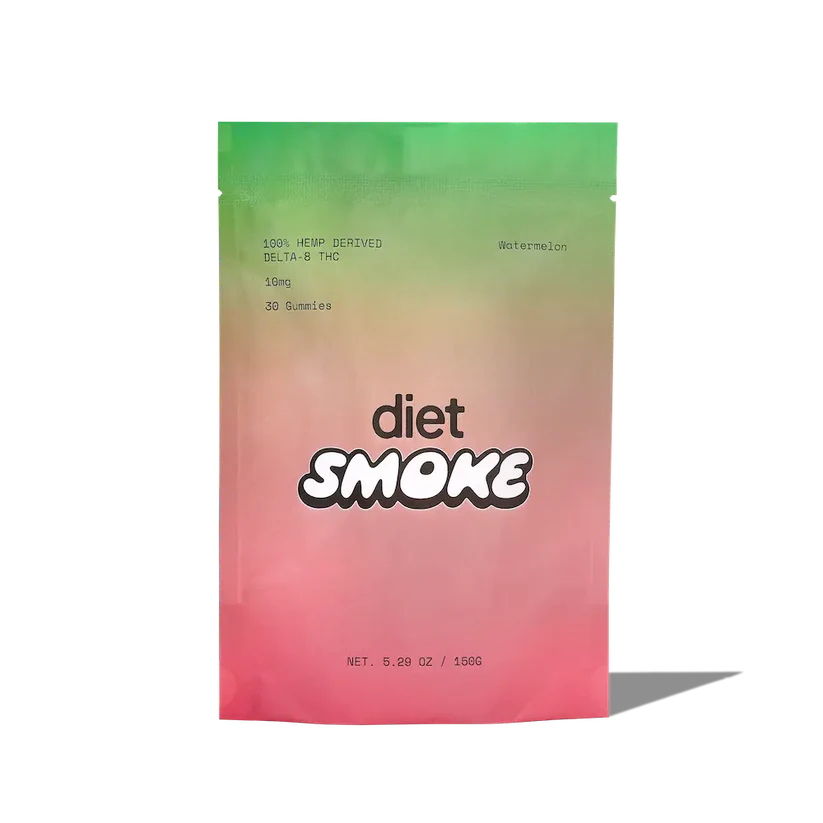 Diet Smoke Watermelon D9 Gummies (10mg)