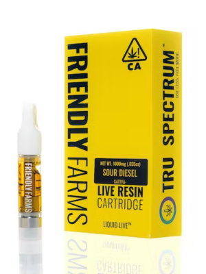 FF – Sour Diesel – 1g Cured Live Resin Cartridge