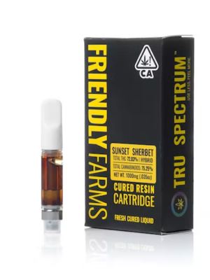 FF – Sunset Sherbet – 1g Cured Resin Cartridge