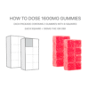1600mg High Dose Gummies – Ultra-Potent THC Edible for Experienced Users