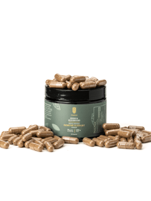 Hemplucid Herbs & Mushroom Immune Stacks CBD Capsules (1350 mg Total CBD + 135 mg Total Delta‑9‑THC)