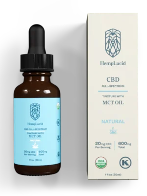 HempLucid Full-Spectrum CBD Tincture in MCT Oil (600 mg CBD)