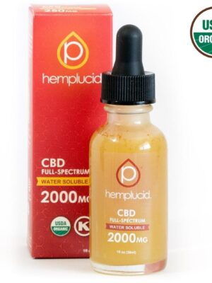 Hemplucid Full‑Spectrum CBD Water Soluble Tincture (2000 mg CBD)