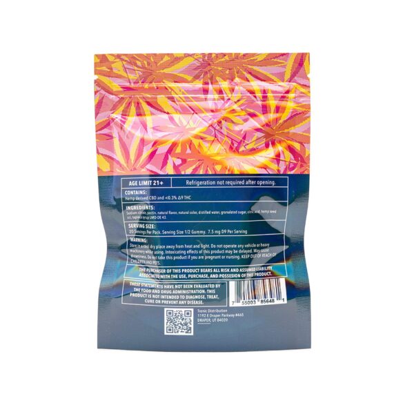 Kush Kube Delta-9 + CBD Gummies – Fruit Punch: A Perfect Blend of Relaxation & Euphoria