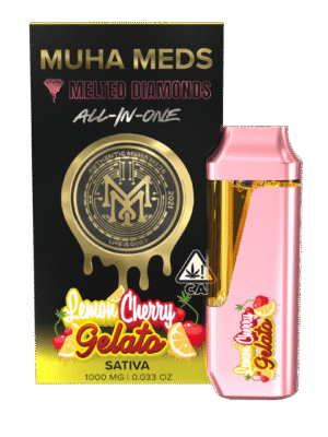 MUHA MEDS LEMON CHERRY GELATO DISPOSABLE VAPE: A Zesty, Creamy, and Potent Full-Spectrum Experience