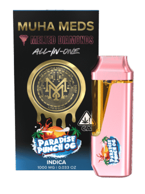 Muha Meds Melted Diamonds All-In-One Live Rosin Disposable Vape Cart: The Ultimate Vaping Experience