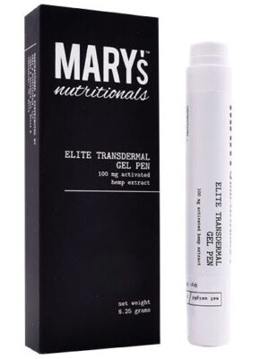 Mary’s Nutritionals Elite Transdermal Gel Pen: Fast-Acting CBD Relief on the Go