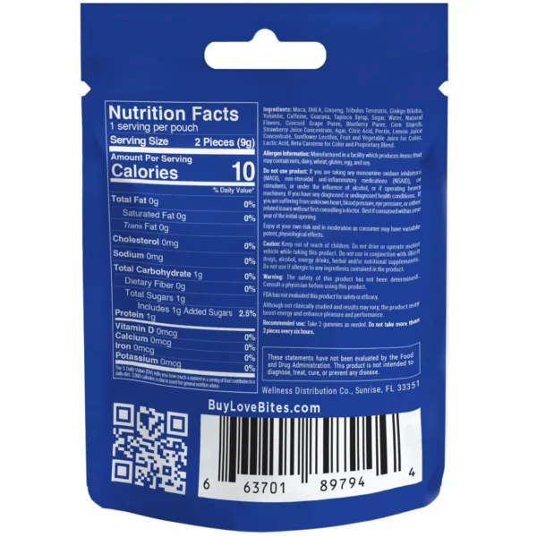 Love Bites | Male Enhancement Gummies | 2 Count