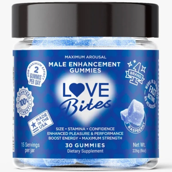 Love Bites | Male Enhancement Gummies | 30 Count