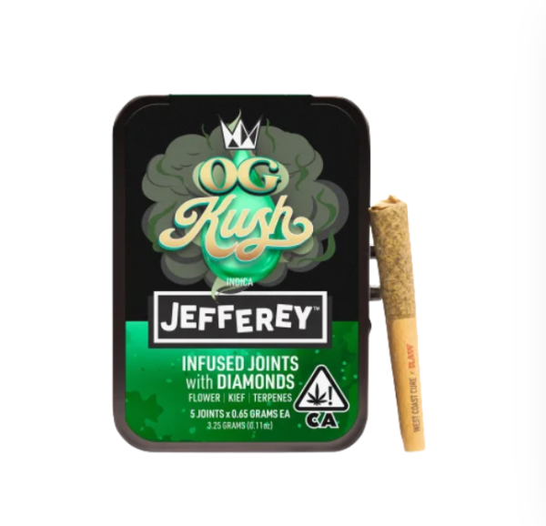OG Kush – Jefferey Infused Preroll multipack by West Coast Cure