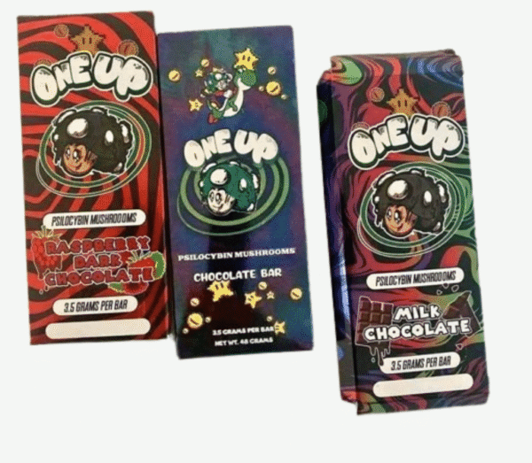 One Up Mushroom Chocolate Bars