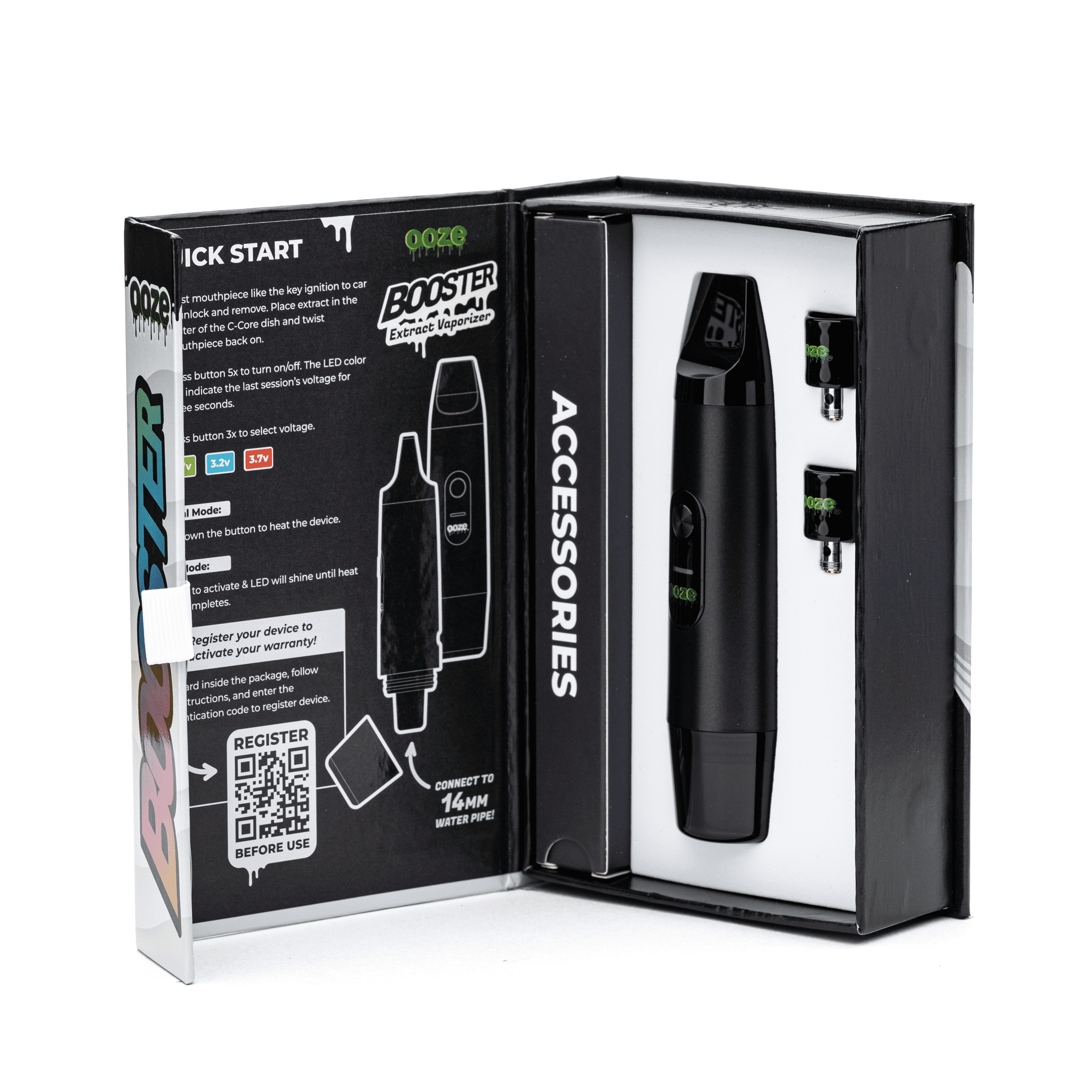 Ooze Booster Extract Vaporizer – Black: The Ultimate Vape Experience